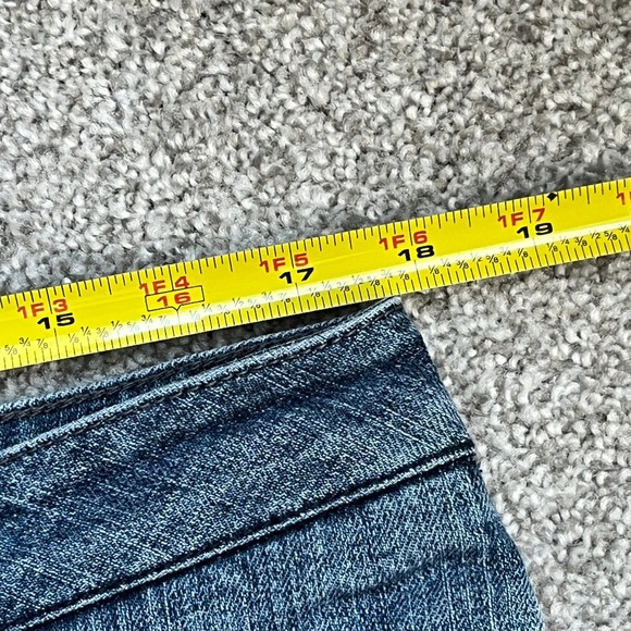 Sasson Boot Cut Boogie Flare Blue Jeans Ring My Bell Wash Womens 14 35x32 - Picture 4 of 10